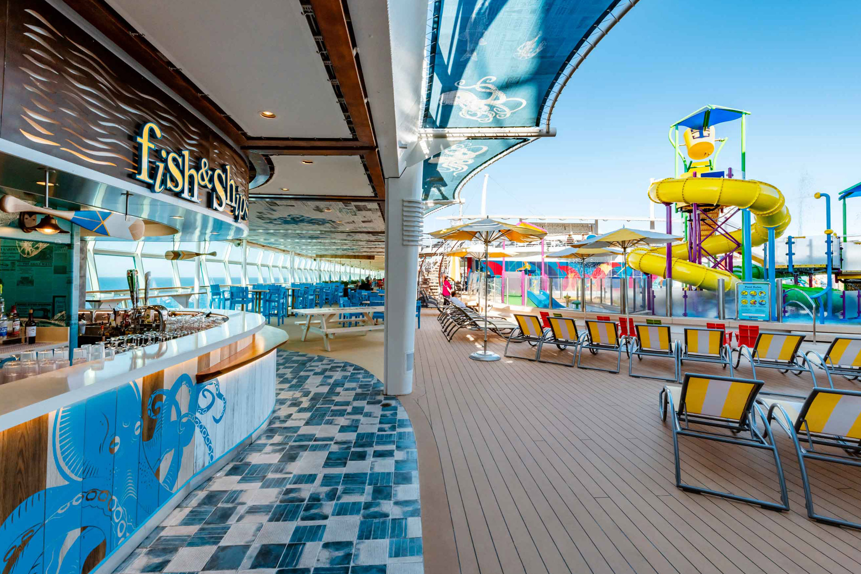 Fish & Ships venue aboard Independence of the Seas