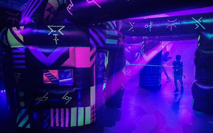 Royal Caribbean laser tag activity